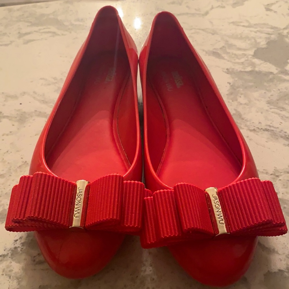 High end Melissa and Jason Wu red flats